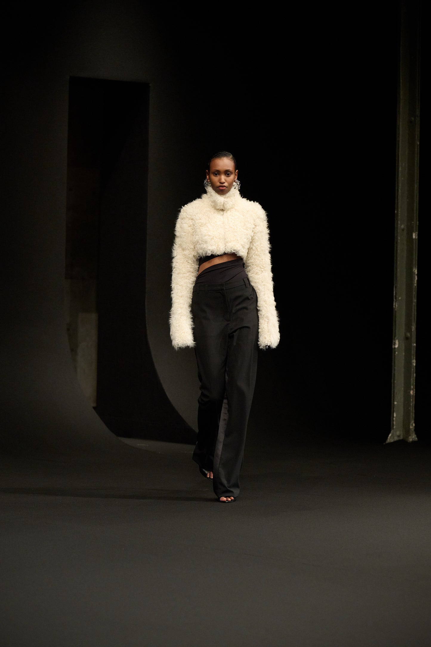 INVERTED TUXEDO TROUSERS